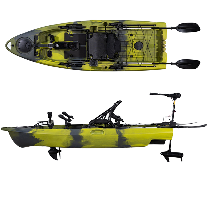 Fishing Kayak Paddle - Single Paddler Sport Fishing Kayak 2.9m