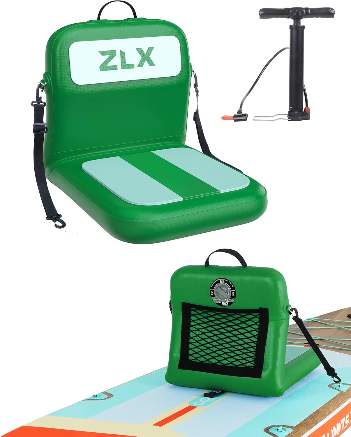 Fishing Kayak Seat - Portable Inflatable Kayak Seat with Back