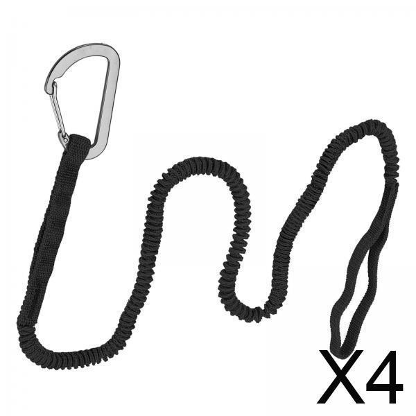 Fishing Kayak Paddle Leash - Boat Paddle Tether Elastic Leash Fishing
