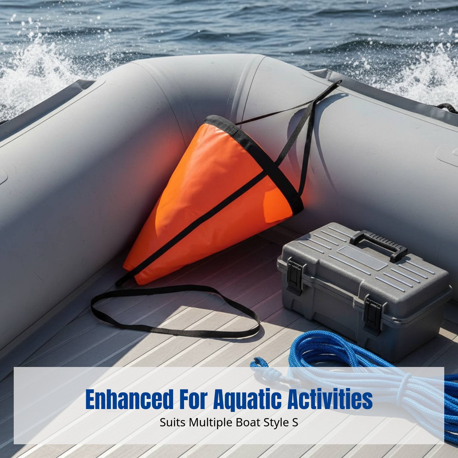 Boat Sea Anchor, PVC Umbrella  - Fishing Kayak Anchor recensione e prezzo