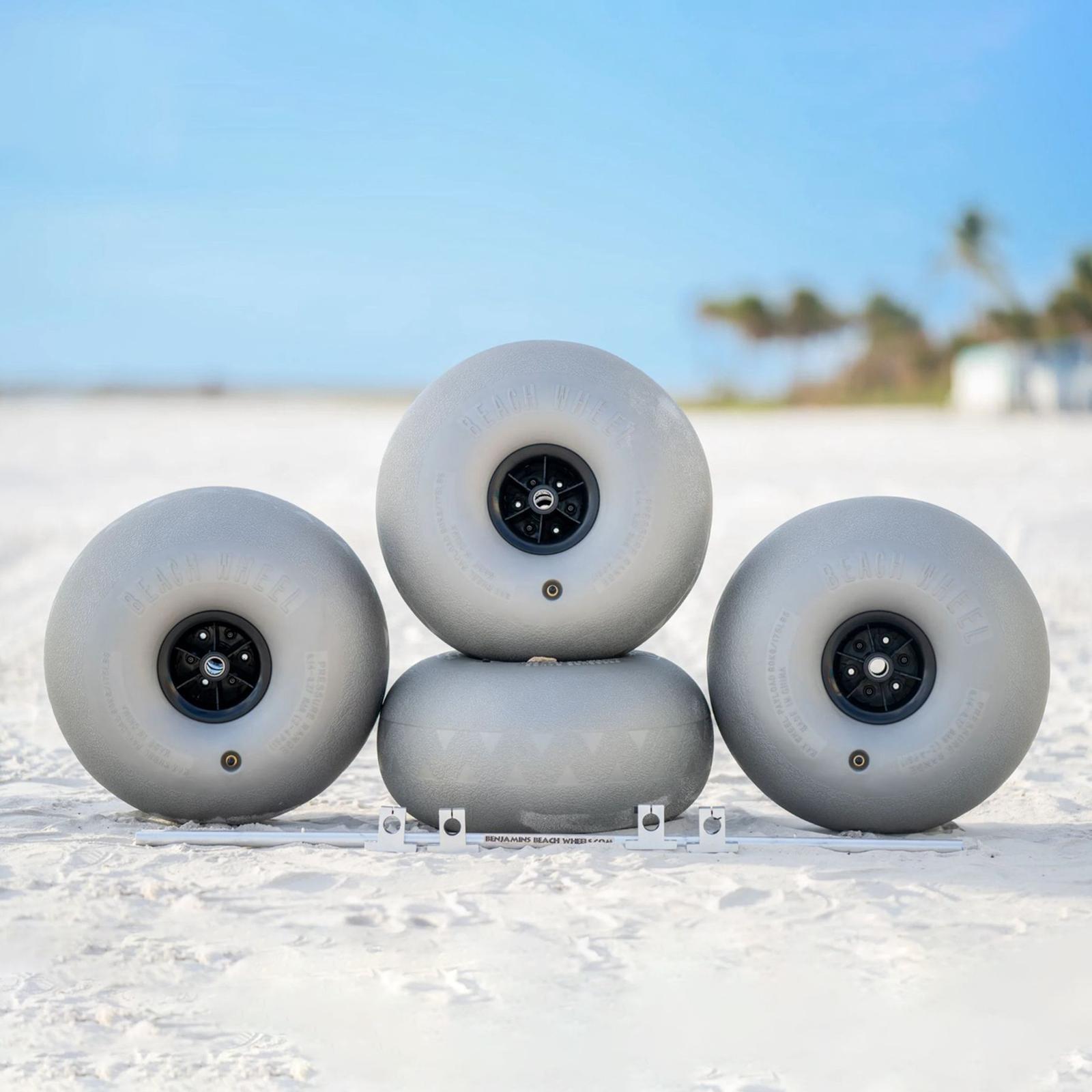 PVC Balloon Wheels for Dinghy  - Fishing Kayak Cart recensione e prezzo
