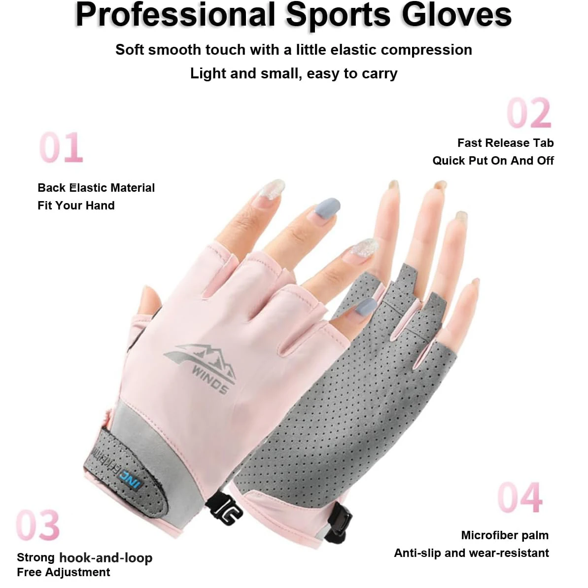 1 Pair Fingerless Driving/Fish - Fishing Kayak Paddle recensione e prezzo