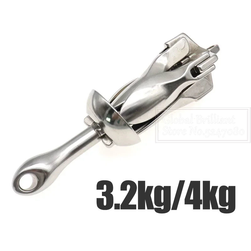 3.2KG/4KG Boat Stainless Steel - Fishing Kayak Anchor recensione e prezzo
