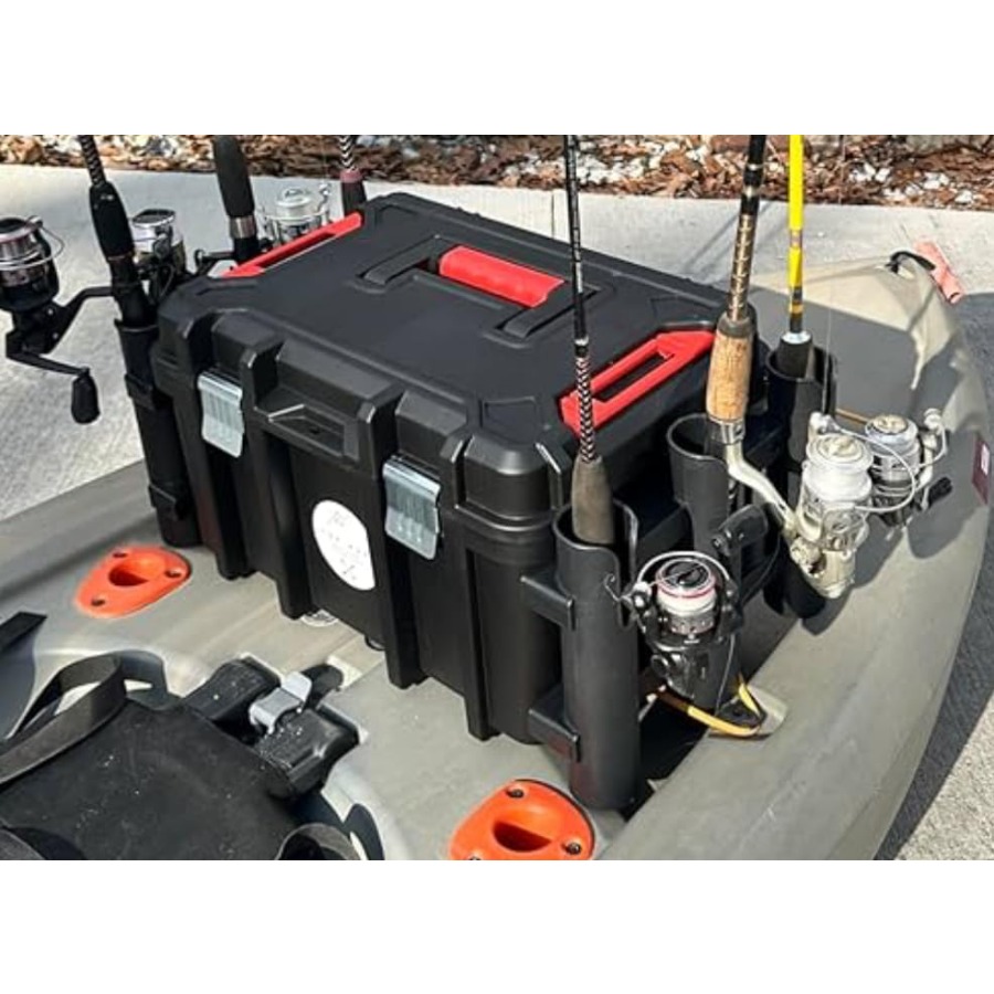 Kayak Fishing Crate - 6 Integr - Fishing Kayak Rod Holder recensione e prezzo