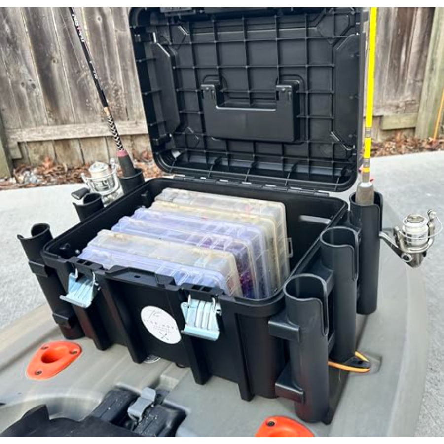 Kayak Fishing Crate - 6 Integr - Fishing Kayak Rod Holder recensione e prezzo