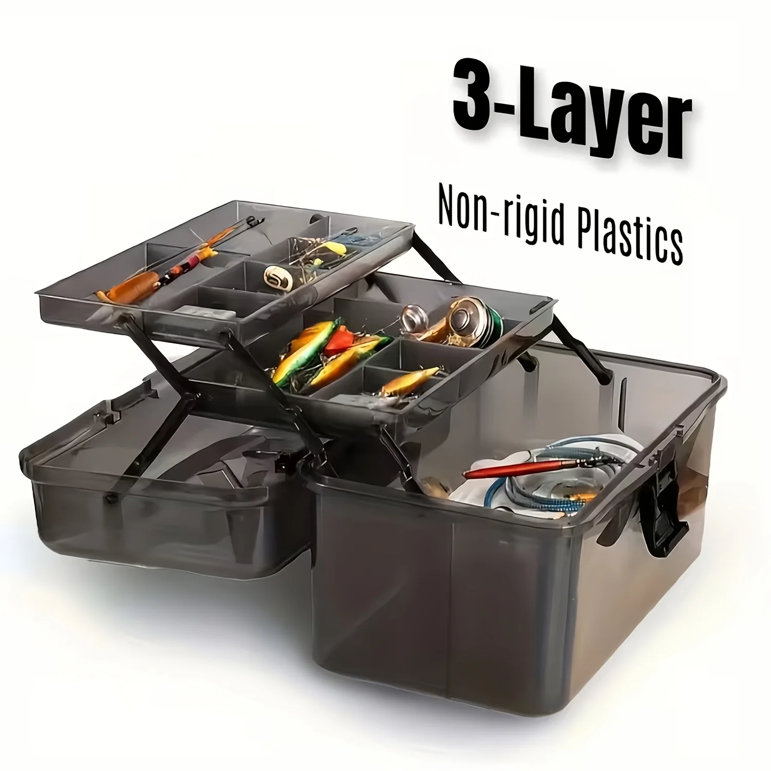 Durable PE Fishing Gear Box |  - Fishing Kayak Crate recensione e prezzo
