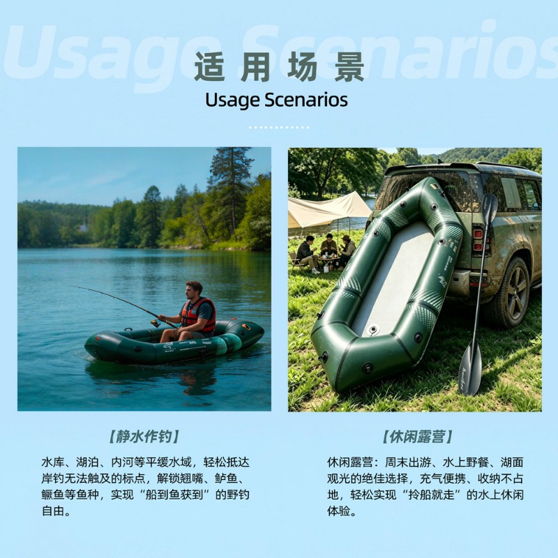 BLFst Fly Fishing Boat TPU Bac - Fishing Kayak Inflatable recensione e prezzo