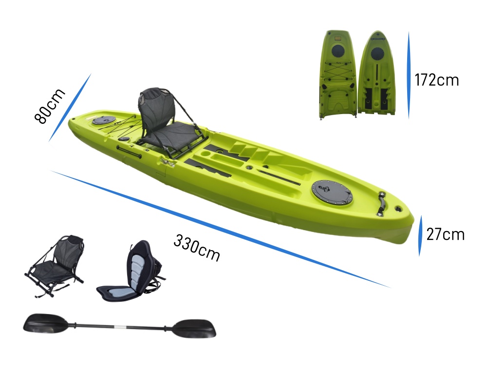 2025 NEW Modular Kayak 11ft Si - Fishing Kayak Paddle recensione e prezzo