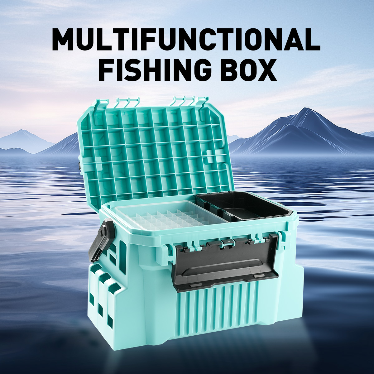 20L FIshing tackle box with eg - Fishing Kayak Crate recensione e prezzo