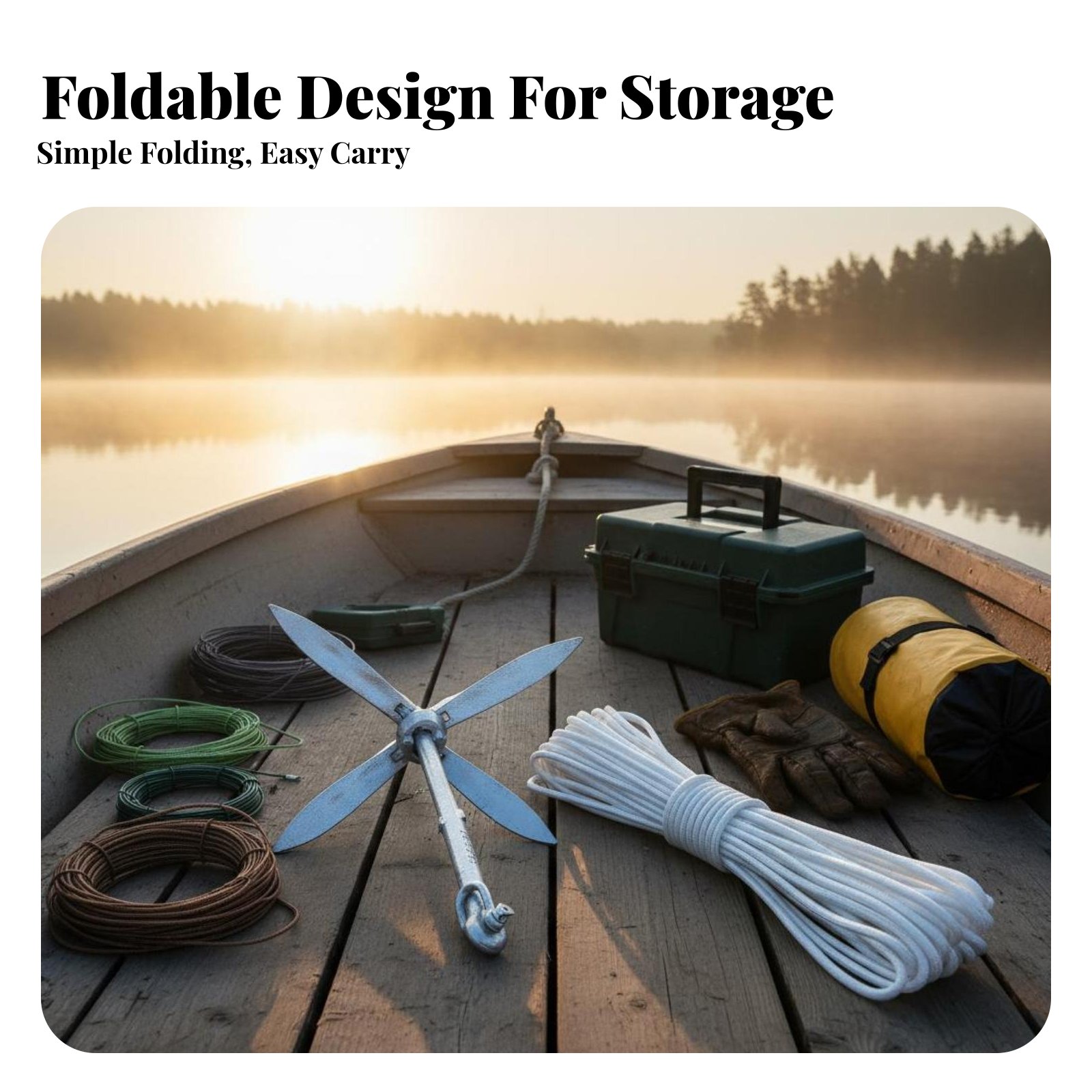 Lotus Anchor Foldable Carbon S - Fishing Kayak Anchor recensione e prezzo