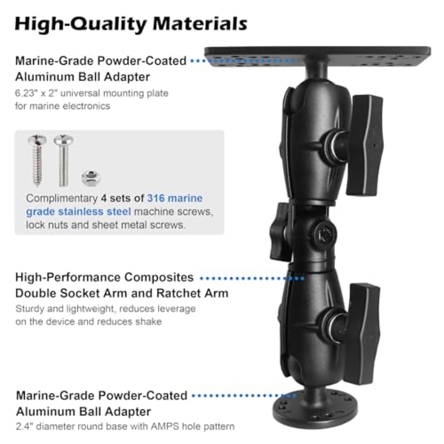 Boat/Kayak/Fishing Ball Fish F - Fishing Kayak Fish Finder Mount recensione e prezzo