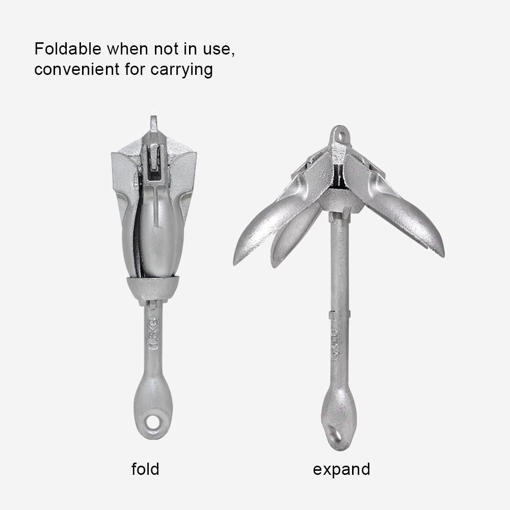0.7KG 1.5KG Grapnel Anchor wit - Fishing Kayak Anchor recensione e prezzo