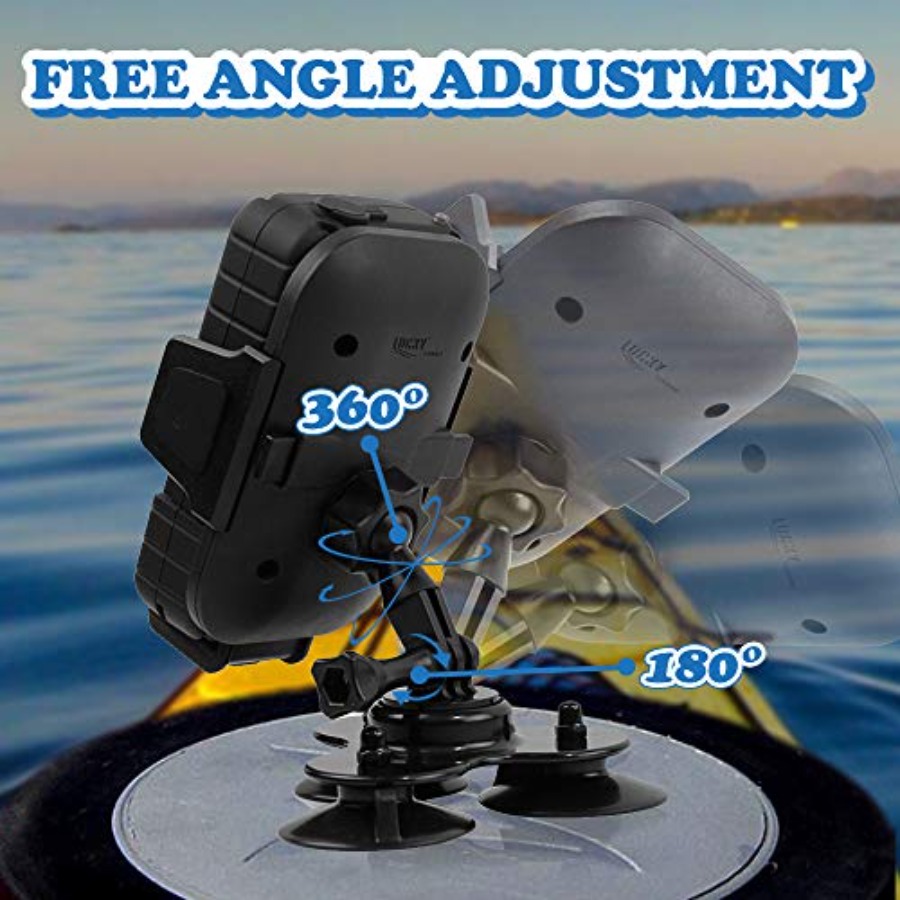 Strong Suction Phone Mount Bas - Fishing Kayak Fish Finder Mount recensione e prezzo