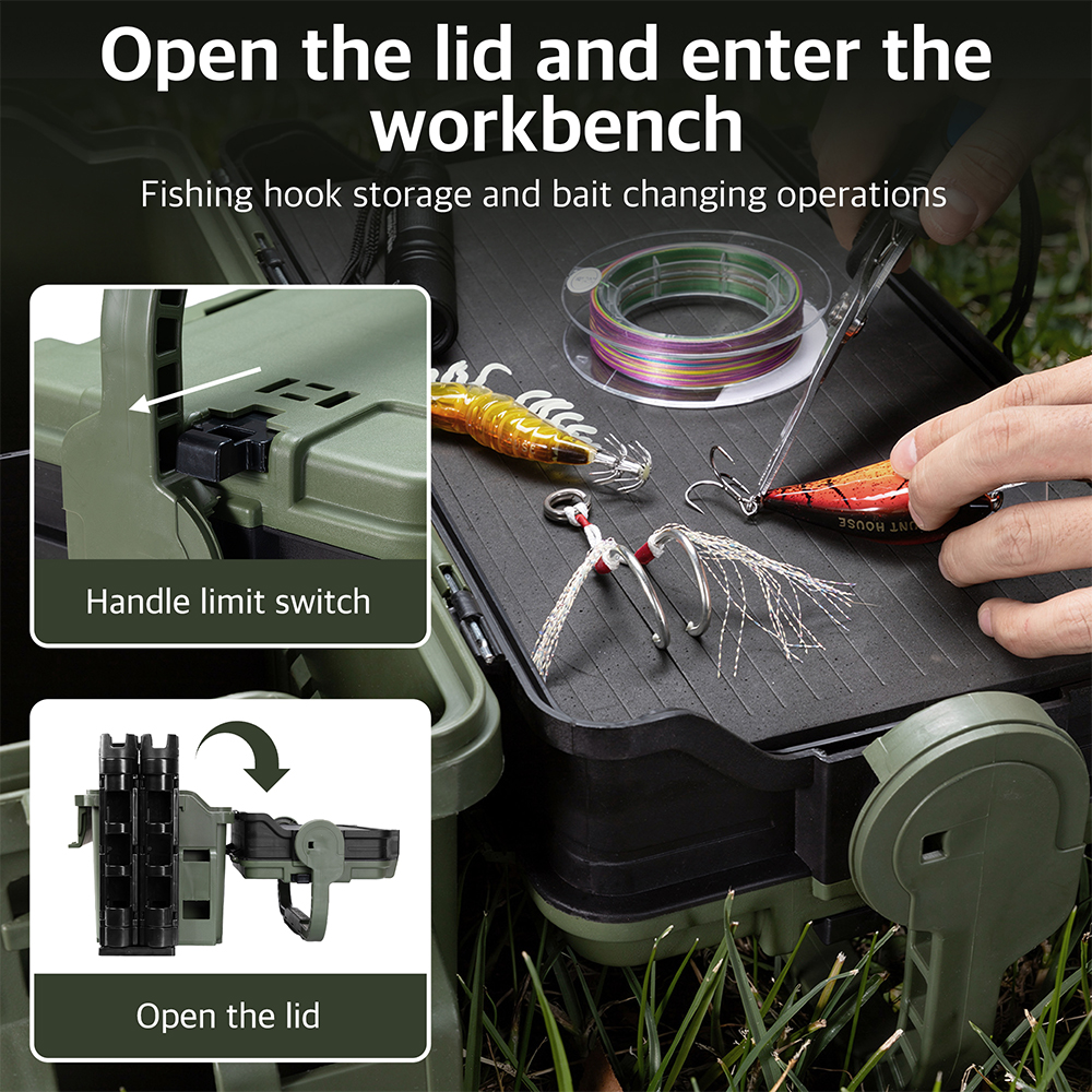 Hunthouse 12L Large Fishing Ta - Fishing Kayak Crate recensione e prezzo
