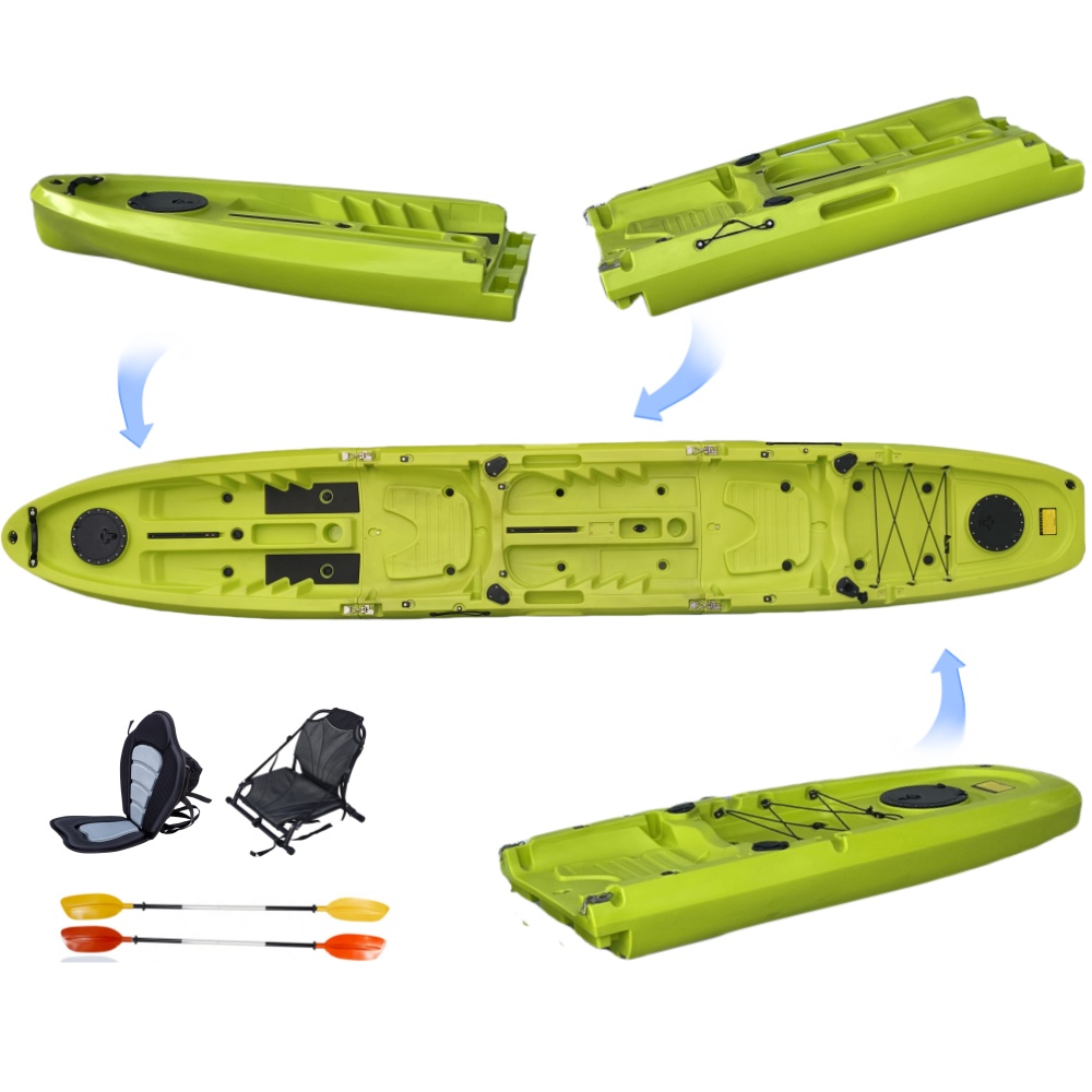 New Modular Tandem Double Sit- - Fishing Kayak Paddle recensione e prezzo
