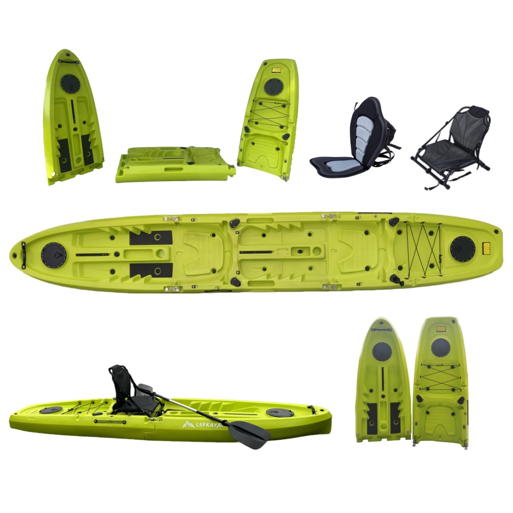 New Modular Tandem Double Sit- - Fishing Kayak Paddle recensione e prezzo