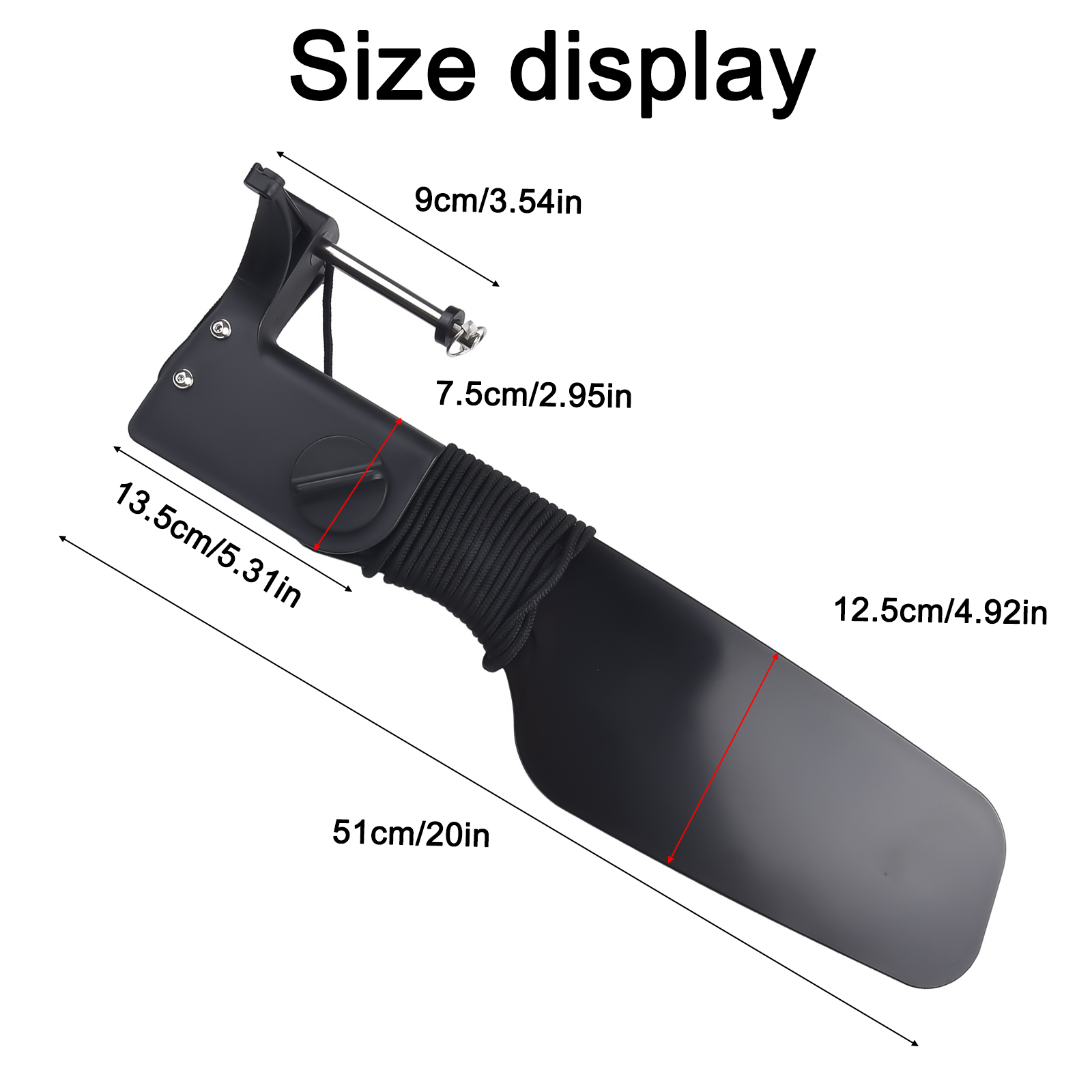 Boat Rudder for Kayak Canoe wi - Fishing Kayak Storage Bag recensione e prezzo