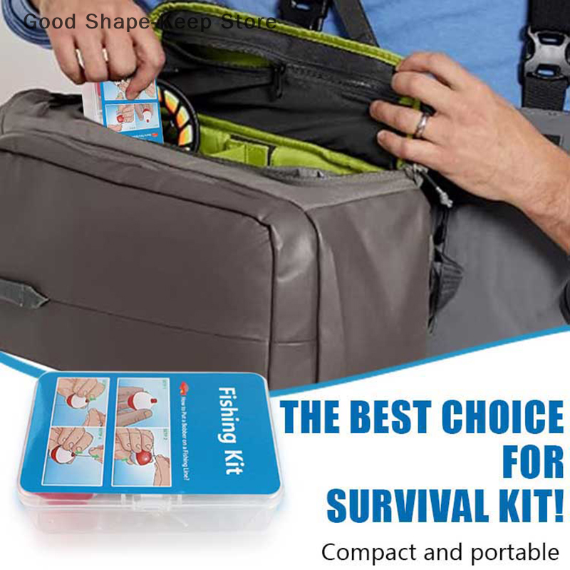 24Pcs Emergency Fishing Kit Po - Fishing Kayak Crate recensione e prezzo