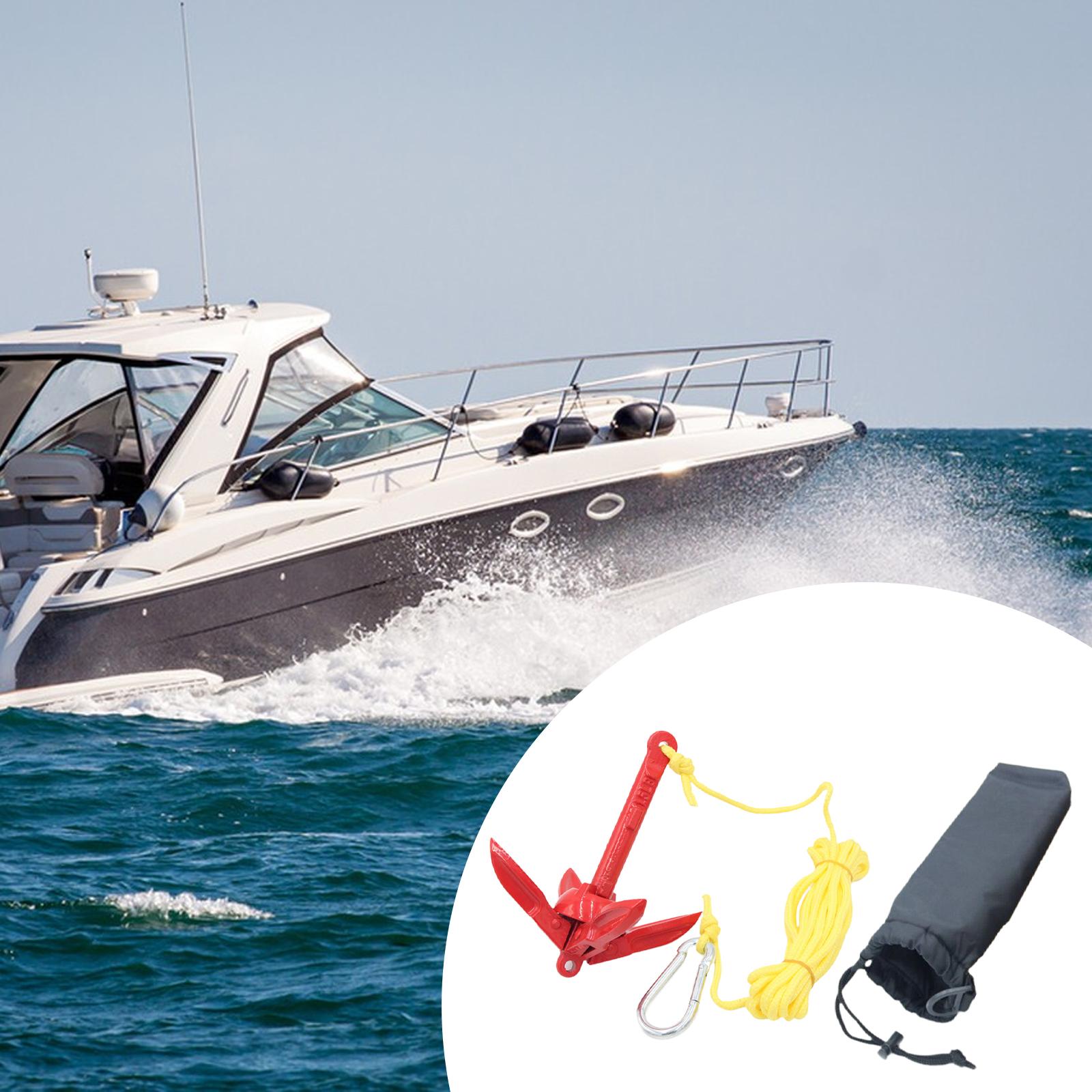 Carbon Steel Folding Boat Anch - Fishing Kayak Anchor recensione e prezzo